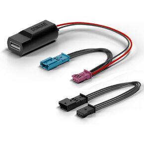 Dongar Dash Cam Power Adapter (3-Pin Keyways 1 & 2) for Select Porsche and BMW Vehicles. Compatible with 718 Cayman, Boxster, 991, and More. USB Power Source, Easy to Install. (850061365217)