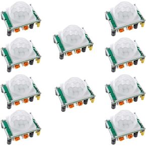 10PCS HCSR501 HC-SR501 PIR Infrared Sensor IR Pyroelectric Infrared Motion Sensor Detector Module Body Motion Module