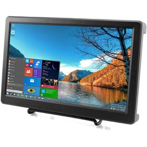 ELECROW Portable Monitor 10.1 Inch Screen IPS Monitor 1920x1080P with HD VGA Port Build-in Speakers VESA Mount for Raspberry Pi 5/4/3/400 Windows 11/10/8/7 PS Xbox