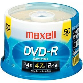 Maxell 16x Speed ​​DVD-R مغزل