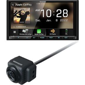 KENWOOD DMX958XR EXCELON Reference 6.8" Full HD Capacitive Touchscreen Car Stereo Receiver | Plus KENWOOD EXCELON CMOS-740HD High Definition Rear Backup Camera for use with Select KENWOOD Receivers