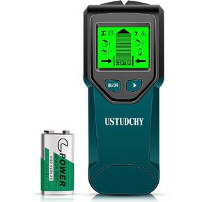 Stud Finder - 5 in 1 Electronic Stud Finder Wall Scanner, Stud Sensor with Digital LCD Display & Intelligent Smart Chip, Beam Finders Wall Detector for Wood AC Wire Metal Studs Joist (‎Peacock Blue)