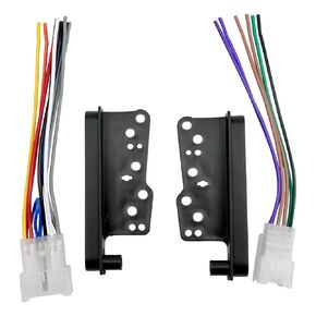 Double DIN Installation Dash Kit W/Radio Wiring Harness Fit for 2000-2016 Toy-OTA RAV4 Avalon Yaris Matrix Scion TC XB XD Aftermarket Stereo Installation Double Din Dash Bracket Kit