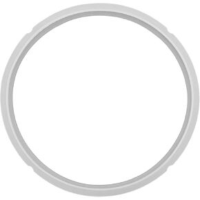 Silicone Sealing Rings Compatible for Instant Pot 6 Quart Pressure Cookers, 1 Pcs Replacement Silicone Gasket Seal Rings Fit IP-DUO60, DUO50, LUX60, LUX50, CSG60, CSG50, for 5/6 Qt InstaPot, Clear