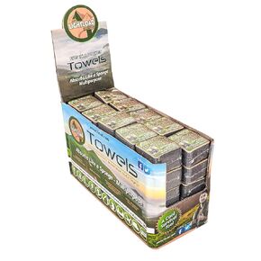 X Strength Compressed for Easy Travel and Storage Superabsorbent Quick Dry Multiuse 12x12" .2 oz. (50 piece Box)