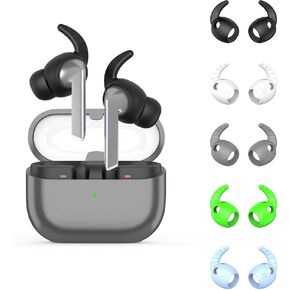 Ear Hooks for Galaxy Buds 3 Pro, WADVCU 5 Pairs Ear Hook Compatiable with Samsung Galaxy Buds 3 Pro Silicone Accessories Anti-Slip Ear Covers Holder [Not Fit in The Charging Case](Multicolor)
