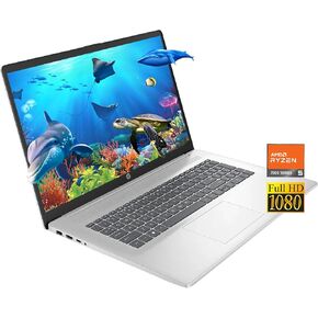 HP 17.3 Inch Laptop Business and Students Laptops, 17 in FHD Display, AMD Ryzen 5 Processor Beat i7-1165G7, Up to 4.3GHz, 32GB RAM, 1TB SSD, WiFi, HDMI, USB-C, Webcam, Win11, BWE Accessories