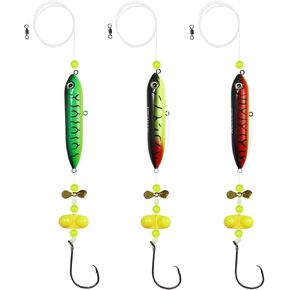 Catfish Float Rig Demon Dragon Style Rattling Line Float Propeller and Circle Hooks 6/0 8/0 for Santee Cooper Rig Catfishing Tackle