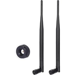 Bingfu 4G LTE Cellular Trail Camera Antenna 5dBi RP-SMA Male Antenna (2-Pack) Compatible with 4G LTE Cellular Trail Camera Game Camera Wildlife Hunting Camera Outdoor Mobile Security Camera
