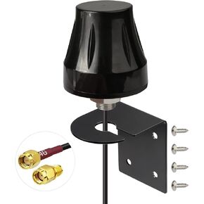 Bingfu 5dBi SMA Male Antenna Outdoor Fixed Bracket Wall Mount Waterproof Garage Door Gate Opener Antenna SMA/RP-SMA Antenna Extender