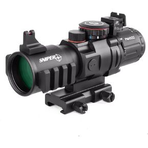 4X32 Prism Scope Red & Green &Blue Illuminated Etched Reticle (PM4X32HS)