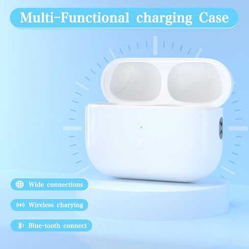 حالة الشحن المتوافقة مع AirPods Pro 1st / 2nd ، النوع C شحن منفذ Airpod Pro 1st / 2nd Caseger Case المدمج في حالة شحن بطارية 660 مللي أمبير في الساعة دعم Airpod Pro2 Case in Saudi Arabia