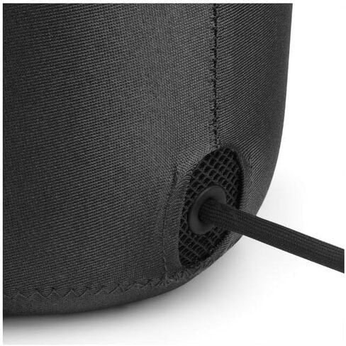 غطاء واقعي لـ Apple HomePod 1/2 مكبر صوت ذكي ، غطاء غبار ، مقاوم للماء ، مرن ، تخزين (أسود) in Kuwait