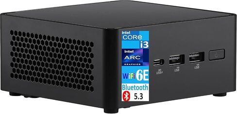 ASUS NUC 14 PRO MINI PC (يحل محل Intel NUC PRO) (Intel Core 3 100U (Beats I5-1335U) ، Intel Graphics ، 2 Thunderbolt 4 ، WiFi 6E ، Bluetooth 5.3 ، RJ-45 ، No OS) وحدة Barebone in Kuwait