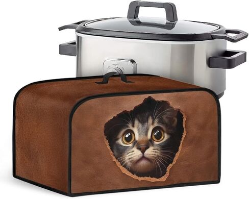 Chicken Field Crock for Pot Cover Dust Cover 6 7 8 qt Washable Appliance Cover Oval Slow Cooker Cover Dustproof Kitchen Decor Assecories Protective Covers in Saudi Arabia