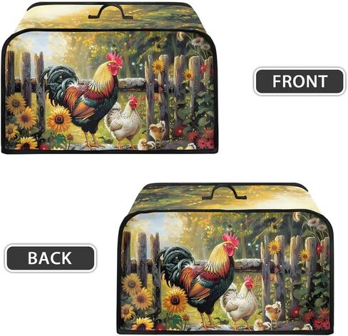 Chicken Field Crock for Pot Cover Dust Cover 6 7 8 qt Washable Appliance Cover Oval Slow Cooker Cover Dustproof Kitchen Decor Assecories Protective Covers in Saudi Arabia