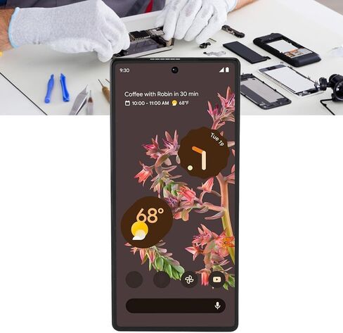 Google Pixel 6 5G عرض أرقام الشاشة الاستبدال ، شاشة تعمل باللمس مع مستشعر بصمات الأصابع ، دقة عالية ، إصلاحات الإصلاح مع الأدوات in Kuwait