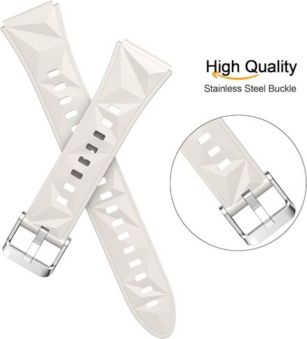 نطاقات ساعة الإصدار السريع 18 مم متوافقة مع Garmin Vivoactive 4S/Vivomove 3S/Venu 3S/Venu 2S ، Sportfit Easyfit Silicone Bands for Forerunner 255S/255S Music/265S in Kuwait