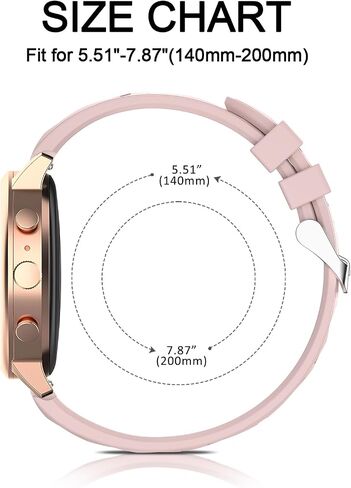 18mm Quick Release Watch Bands Compatible for Garmin Vivoactive 4S/Vivomove 3S/Venu 3S/Venu 2S, Sport EasyFit Silicone Replacement Bands for Forerunner 255S/255S Music/265S in Saudi Arabia