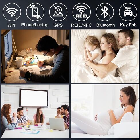 أكياس فاراداي لأجهزة MacBook ipad أجهزة الكمبيوتر المحمولة المحمولة مفاتيح سيارة الهاتف الخلوي ، قفص محفظة حقيبة محفظة الإشارة RFID ، مكافحة السرقة المضادة للتشويش ، WIFI مرطبة الإشارة ، GSM ، LTE ، NFC ، RFID ، GPS BLOCKER (18.1 "*14.9") in Kuwait