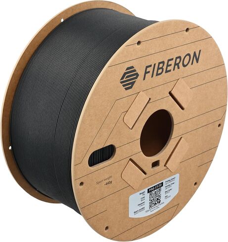 خيوط Polymaker Fiberon PPS-CF، بكرة سوداء 1.75 مم 500 جرام، مقاومة شديدة للحرارة أكثر من 250 درجة مئوية - خيوط طباعة ثلاثية الأبعاد معززة بألياف الكربون PPS مثالية للقولبة in Kuwait