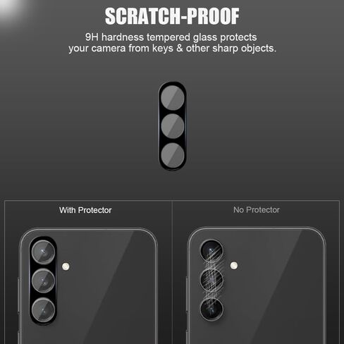 3 حزمة الكاميرا العدسة واقي من الزجاج المقسى ل Samsung Galaxy S23 Fe 5g ، لا تؤثر على الفلاش in Kuwait
