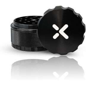 Xtreme Spice Grinder 3-Piece, Features Side Knurls for Superior Grip, Jam-Free Sharp Teeth, Quick Twist Closure | Aircraft Quality Aluminium, Kitchen Essential (Purple, 2.5")