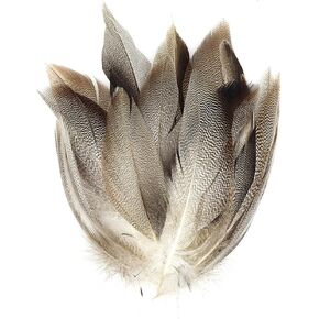 Pack of 50 Flank Feathers Fly Tying Natural Barred Mallard Duck Flank Feathers Wild Goose Hair Wing