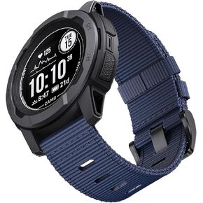 لفرقة Garmin Instinct/Instinct 2 ، حزام مراقبة نايلون ناعم متوافق مع Garmin Instinct Tactical/Tide/Esports/Instinct Solar