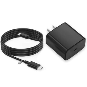 20W USB-C Charger Fast-Charging Fit for Samsung Galaxy-Tab-A9+ Plus SM-X110/X115 SM-X210/X215/X216 Tablet Type C Power Adapter Charging Cord Cable 5 FT Replacement