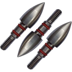 Field Points 100/125/150/200 Grains,Stainless Steel Archery Field Points Screw in Archery Field Tips (12 Pack)