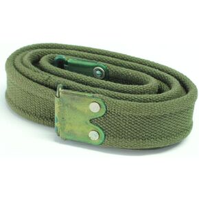 Rifle Sling, Webbing Standard 46 Inch Length for Enfield No5 303 Jungle Carbine, Jungle Green Color - Original Australian Army Issue - Unissued Condition