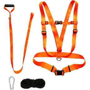 Heavy Duty Deer Drag Strap and Dual Harness – Non-Reflective, Concealed Hunting Rope for Hunters, Haul Up to 400 lbs of Game, Adjustable for Comfort, Durable Nylon Webbing