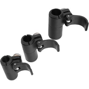 Zerone Pole Clip Climbing Stick Pole External Lock,3 Pieces Plastic Replacement Hiking Walking Pole Quick Flip Lock Climbing Stick Lock for Mountaineering 18mm 16mm 14mm
