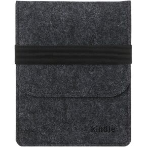 BEIDUOYANG 6 Inch Sleeve for Case Bag Felt Carrying Pouch Cover for 3 for 6"" Tablet Smartphone E-Reade Touch Pen Protective Cover, Black