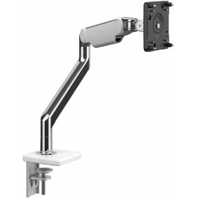 M2.1 Arm, Base w/o Technology, No Tech Mount, White Trim, Angled/Dynamic Links, Std Monitor Tilt, Black