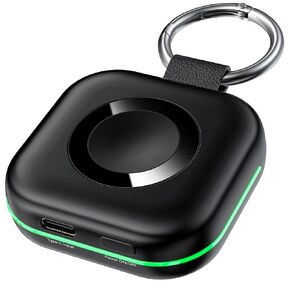 Portable Wireless Travel Charger Compatible for Apple Watch Series 10/9/8/UItra/7/6/5/4/3/2/SE/Nike,Compact Magnetic iWatch Fast Charger 1800mAh Power Bank Charging Cable Keychain Accessories Style