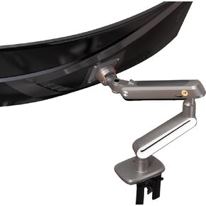 Gaming Monitor Arm for Flat/Ultrawide/Curved Monitors 27 to 50 inch, Heavy Duty Monitor Stand Load up to 18 kg, VESA 75/100 mm Monitor Mount A6