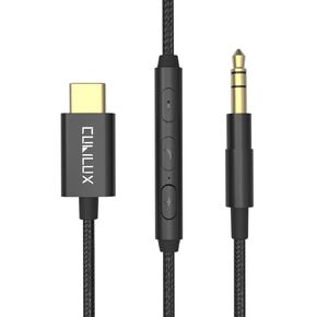 Cubilux USB C Headphone Cable with MIC for Sony WH-1000XM5/XM4/XM3/XM2 WH-CH720N/CH710N/CH700N MDR-XB950BT/XB950B1/XB950N1, Type C to 3.5mm Replacement Headphone Cord, 4 FT