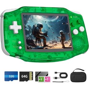 RG34XX Retro Handheld Game Console 3.4 "IPS Screen 32G Linux 64-bit System RG 34xx Console Gaming Console Suver