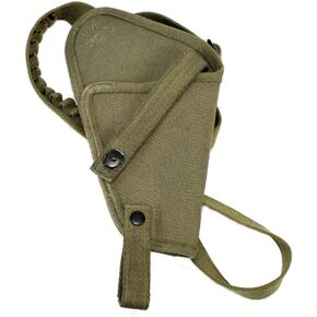 الولايات المتحدة العالمية الأمريكية WWII M3 Victory Revolver Canvas Hoster Horder مع حلقات الصدفة
