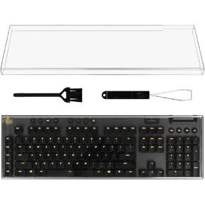 Geekria Keyboard Dust Cover, Clear Acrylic Keypads Cover Compatible with Logitech G915 / Logitech G915 X Lightspeed/Logitech G815