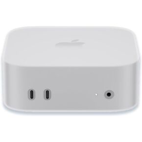 for Apple Mac Mini M4 Pro/Mac Mini M4 2024 Case,WUNIAK Thin Slim Lightweight Scratch Proof,Durable Protection Silicone Rubber TPU Cover (Clear).