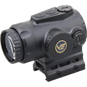 Vector Optics Paragon 1x16 Mini Prism Sight 2 MOA Center Dot Reticle 10 Levels Illumination Riflescope Absolute Co-Witness 21mm Picatinny Rail for .223/5.56mm Fast Target Acquisition