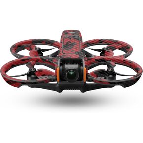 Carbon Fiber Drone Skin Compatible with DJI Avata 2 (2024) - Red Modern Camo - Premium 3M Vinyl Protective Wrap Decal Cover - Easy to Apply | Crafted in The USA by MightySkins