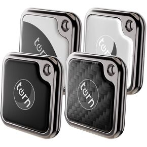 SmartLB Trackers Like Apple Airtag Airtags Air Tag Dog,Cat, Key,Luggage Tracker New Air Tags-4 Pack Apple Air Tags-2 Pack Sale Work with Find My (iOS Only) (4Pack-Black&White&Carbon&Black&White)
