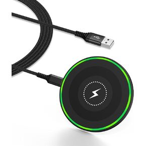 Android Phone Charger Samsung S24FE/S24 Ultra Wireless Charging Pad Phone Station Fast Charging for Samsung Galaxy S24 Plus S23 Ultra S23FE S22 Ultra S21 S20, iPhone 16 15 Pro Max/14/13, Pixel 9 Pro 8