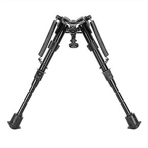 Caldwell XLA Fixed Bipod with Adjustable Notched Legs and Slim Folding Design for Easy Transport, Rifle Stability, and Target Shooting