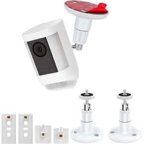 Universal Adhesive Camera Wall Mount for Spotlight Cam, Spotlight Cam Pro/Plus, Stick Up Cam/Pro, and Ring Solar Panel – Compatible with eufy, Arlo, Wyze, Reolink