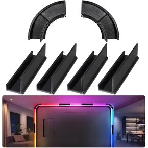 Light Strip Bracket Compatible with Gradient Light Strip Light Strip Bracket Kit Suitable for 55" 65" 75" Installed Behind Flat-Panel TV and Non-Flat-Panel TV